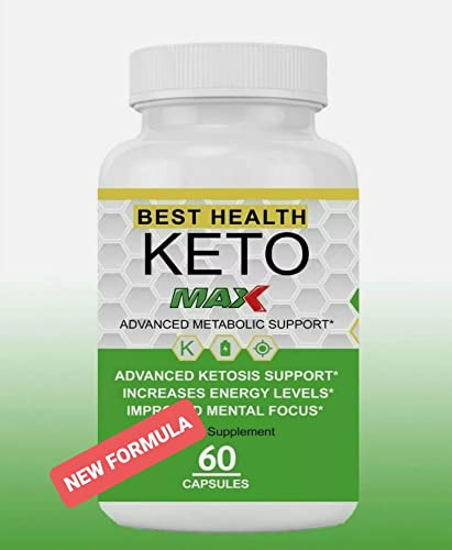 Best Health Keto Max 1200MG Weight Loss - (60 Capsules) - 1 Month Supply- Fitness Hero Supplement