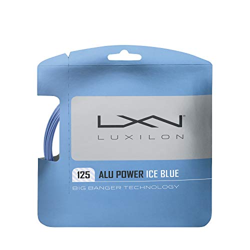 Luxilon Tennis Racket String, Alu Power 125, 12.2 m, Blue, 1.25 mm, Unisex, WRZ995100BL