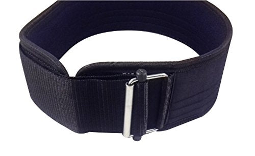 YAYB Weight Lifting Belt With Double Lock Mechanism - Bodybuilding - Weightlifting - Powerlifting (Large)