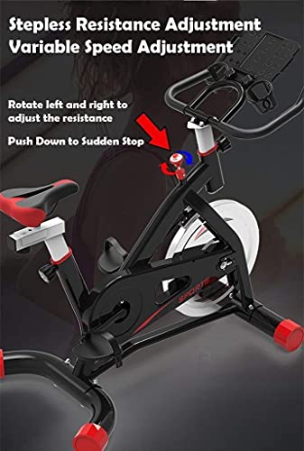 Spin Bike Exercise Bike Indoor Ultra Silent Belt Drive Cardio Workout Machine Upright Bike Home Gym 330 Lbs Max Weight