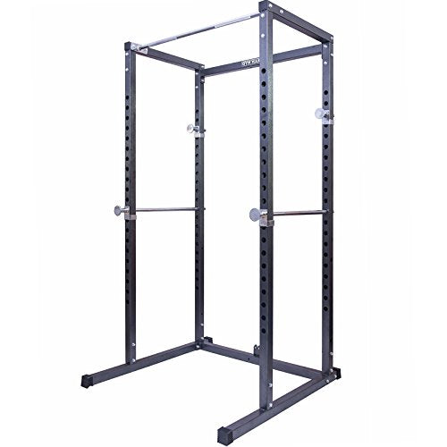 GYM MASTER Heavy Duty Power Rack Weight Lifting Cage & Pull Up Bar