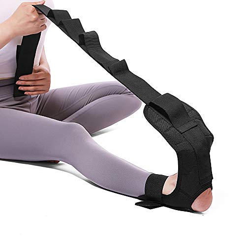 Toumett Yoga Strap, Ankle Ligament Stretcher belt with loops Ligament Stretch Band for Leg and Foot Stretch Assist.