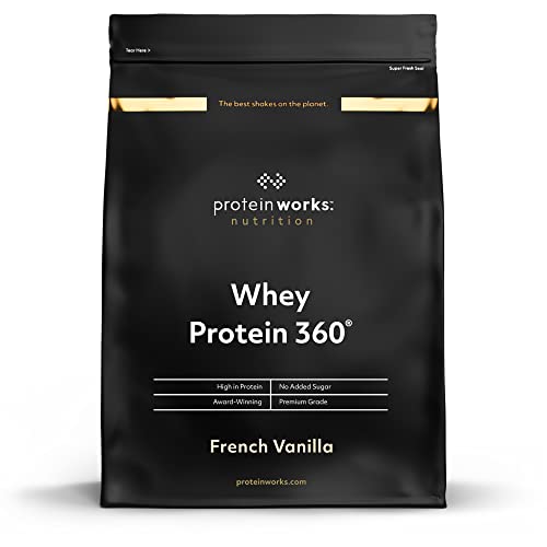 Protein Works - Whey Protein 360 | Premium Whey Shake | Whey Protein Powder Blend | No Added Sugar Protein Shake | 40 Servings | French Vanilla | 1.2kg