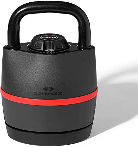 Bowflex Unisex's SelectTech Adjustable Kettlebell, Black/Red, one-size