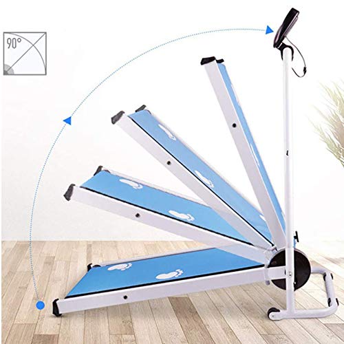 Small Foldable Treadmill Mechanical Walking Machine with LCD Screen Non-electric Treadmill,Maximum load 90 kg, home fitnessTreadmill Suitable For Home Office Walking Machine