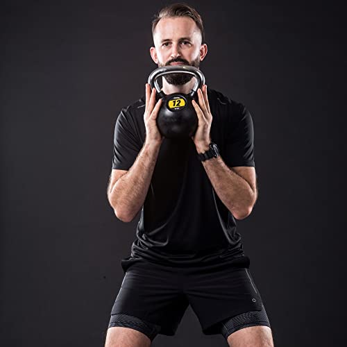 WITNESS THE FITNESS 12KG Kettlebell | High Quality Fitness Equipment | Perfect for Home Workout, Full Body Strength Training, Gym, Schools & Club Strength Conditioning Sessions