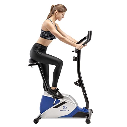 Marcy Azure BK1016 Compact Magnetic Exercise Bike 8 Resistance Levels