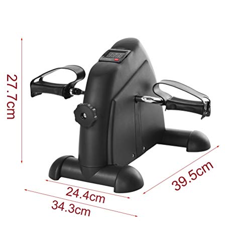 Hbao Indoor mini exercise bike, home exercise machine, LCD monitor, pedal stepping, fitness exercise, portable bicycle riding, weight loss machine