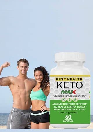 Best Health Keto Max 1200MG Weight Loss - (60 Capsules) - 1 Month Supply- Fitness Hero Supplement