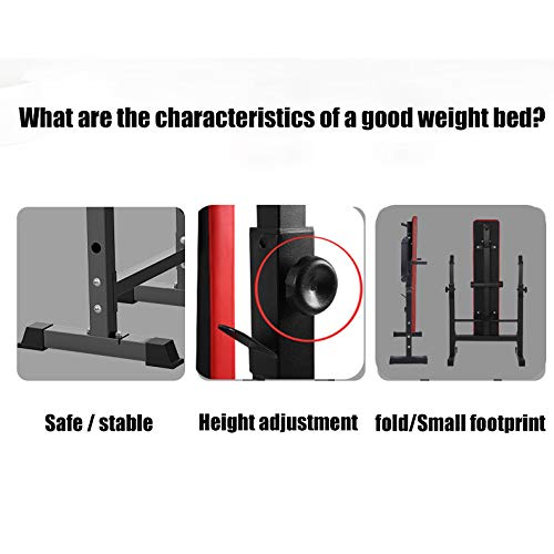 ZLMI Multifunction Weight Bench Sports And Fitness Equipment Strength Training Adjustable Standard Weight Training Bench Dumbbell Accessories,veneer