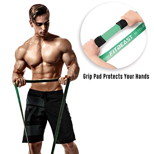 FitBeast Resistance Bands Pull Up Assist Bands Set, 5 Different levels Exercise Workout Bands for Powerlifting, Muscle Toning, CrossFit, Yoga, Stretch Mobility, Strength Training