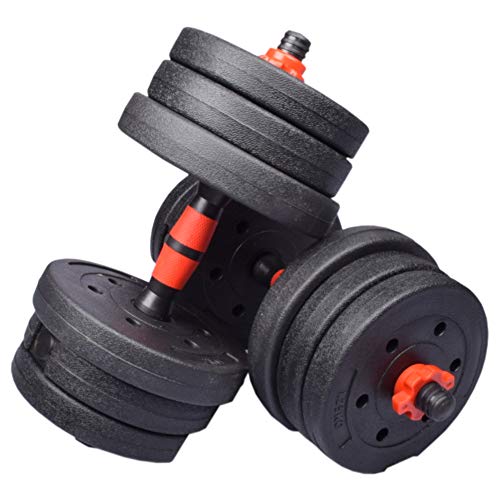 Exersci Multifunctional Adjustable Dumbbell, Barbell Weight Lifting Set 20kg/30kg (20)