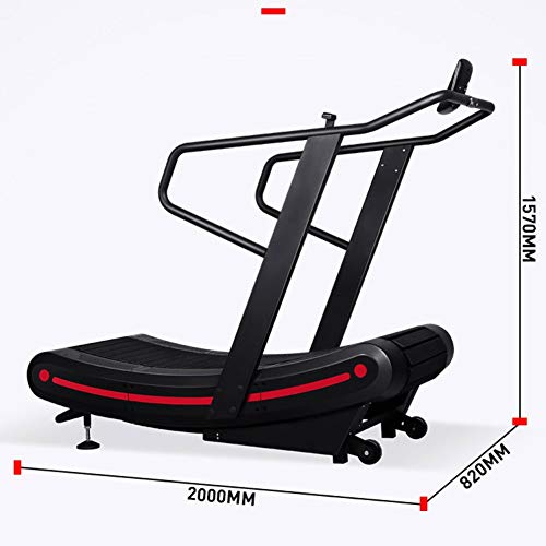 RLIRLI Gym Commercial Unpowered Treadmill Arc-shaped Mechanical Crawler Without Electricity, Personal Training Equipment Can Keep Home And Office Healthy - Gym Store