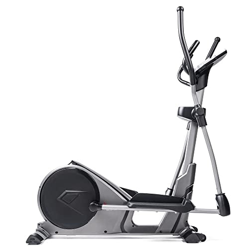 Sunny Health & Fitness Magnetic Elliptical Trainer Machine w/Device Holder, Programmable Monitor and Heart Rate Monitoring, 330 LB Max Weight - SF-E3912 - Gym Store