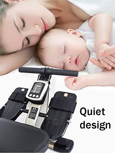 AMZOPDGS Rowing Machines, Rowing Machine,with HD Dial Display and Adjustable Resistance,Non-Slip Pedal Design,Safe,Suitable for Office,Balcony,Cardio Fitness Equipment