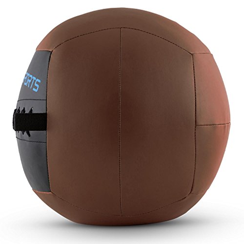 Capital Sports Wallba 14 Wall (Medicine Ball 14kg Leatherette) - Brown