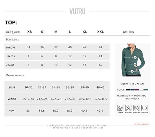 VUTRU Women Running Jacket Long Sleeve Sports Tops Athletic Fitness Yoga Coat Green M