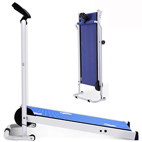 Small Foldable Treadmill Mechanical Walking Machine with LCD Screen Non-electric Treadmill,Maximum load 90 kg, home fitnessTreadmill Suitable For Home Office Walking Machine