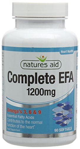 Natures Aid Complete EFA (Essential Fatty Acids) Omega 3 6 + 9 90 Caps - Gym Store