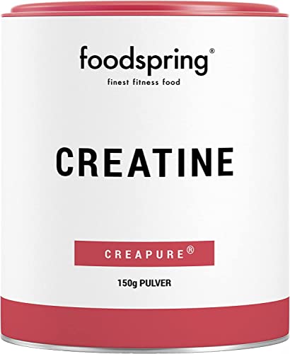 foodspring Creatine Powder, 150g, Pure Creatine Monohydrate for Muscle Growth, Strength and Endurance, Made in Germany