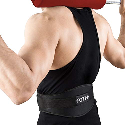 Fotix Weight Lifting Belt Pro Quality Neoprene Back Support Gym Belt With Speed Grip Strip Closure And Stainless Steel Hook And Loop Design - 6
