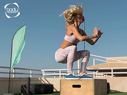 Body Revolution Wooden Plyo Box - 3in1 Heights - 50cm, 60cm and 75cm (20