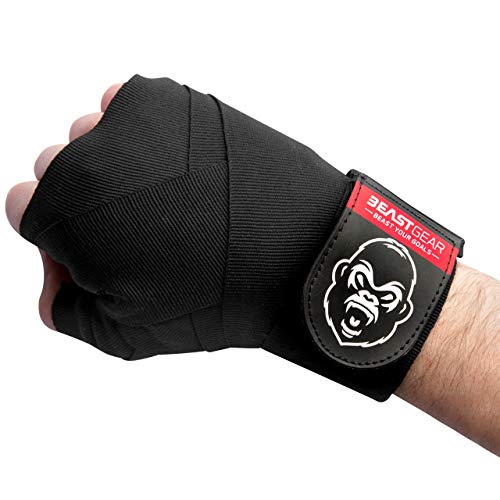 Advanced Boxing Hand Wraps Hand Wraps for Combat Sports, MMA and Martial Arts - 4.5 Meter Elasticated Bandages - Gym Store | Gym Equipment | Home Gym Equipment | Gym Clothing