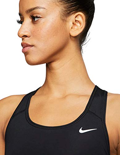 Nike Women's MED Non PAD Bra Sports, Black/(White), M