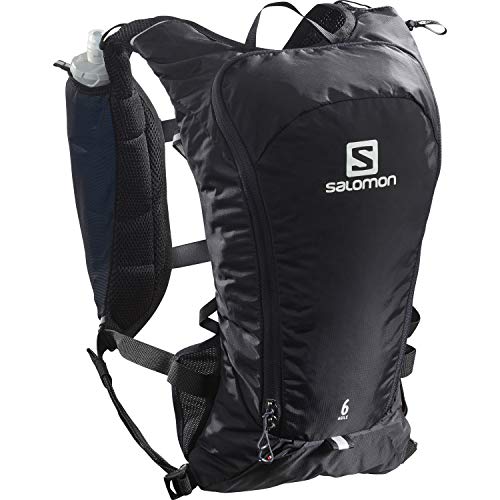 Salomon Agile 6 Set Unisex Hydration Vest 6L Trail Running Hiking ,Black
