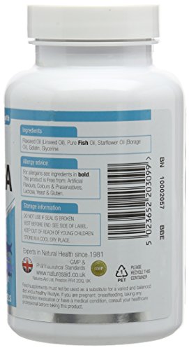 Natures Aid Complete EFA (Essential Fatty Acids) Omega 3 6 + 9 90 Caps