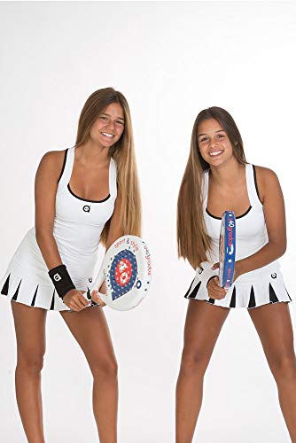 a40grados Sport & Style, Skirt Feliz white, Woman, Tennis and Paddle (44 XL)