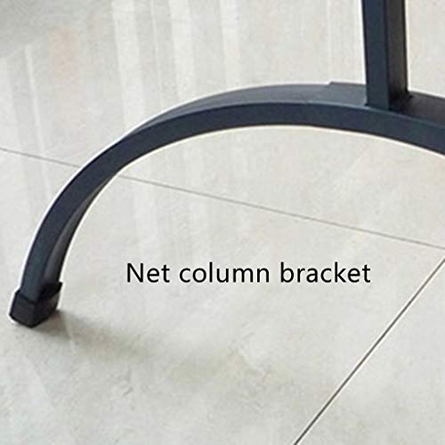 Tennis net Ball network Folding Badminton Net Column Portable Badminton Net Outdoor Standard Badminton Rack Best Gift (Color : Black, Size : Net width=410cm)