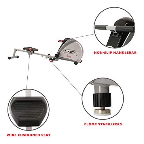 Sunny Health & Fitness SF-RW5606 Elastic Cord Rowing Machine