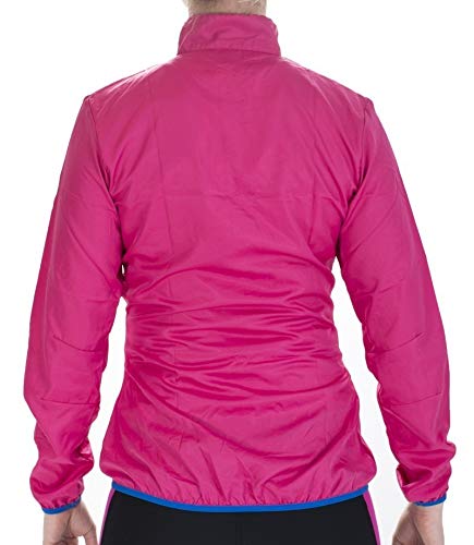 Foxter Women Running Windbreaker Jacket Cycling, Hiking, Fitness, Exercise, Warmup Jacket Lightweight Wind Jacket (Pink, Small)