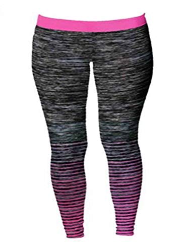 Fitness Clothes for Women, Gym Kit Running Clothes Sport Wear for Women, Ladies Workout Legging, Yoga Outfit Set Top and Legging Stretch-Fit (2 Piece Set Top & Leggings) (Pink)