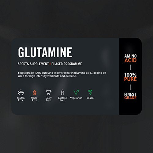 Protein Works - Pure Glutamine Powder | Vegan Amino Acid Powder | Post Workout Shake | Aids Recovery | Unflavoured | 500 g