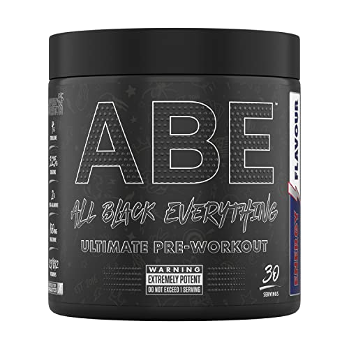 Applied Nutrition Bundle ABE Pre Workout 315g + 700ml Protein Shaker | All Black Everything Pre Workout Powder, Energy & Physical Performance with Creatine, Beta Alanine (Energy Flavour)