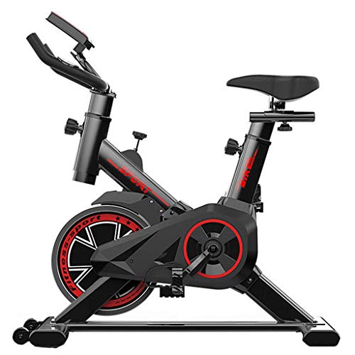 YLJYJ Excersize Stationary Bike, Spin Indoor Sunny Health & Fitness Cycling Bike With Hand Pulse Sensors, Adjustable Handle Bar & Seat,for Seniors And Unis