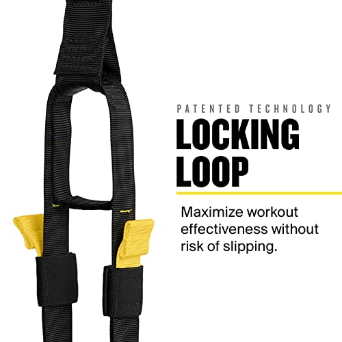 TRX PRO3 Suspension Trainer System, Design & Durability for Cross-Training, Weight Training, HIIT Training & Cardio, Includes 3 Anchor Solutions for Indoor & Outdoor Home Gyms