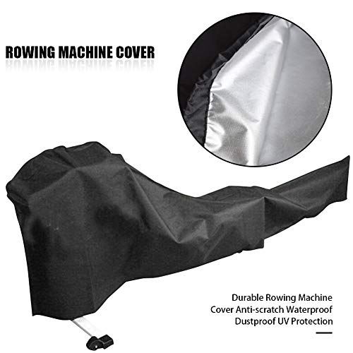 Rowing Machine Cover, Durable Anti-scratch Waterproof Dustproof UV Protection Rowing Machine Cover