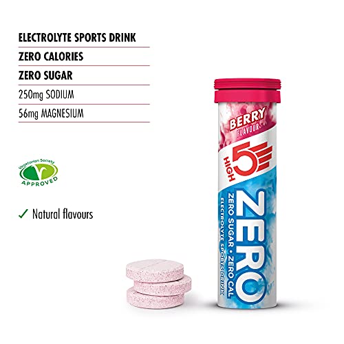HIGH5 Hydration Starter Kit Inc 750ml Bottle & ZERO 10 Tab Berry Hydration Tablets