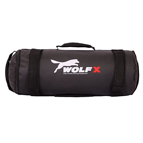 Power Cloth/Sand FILLED Bag Boxing MMA Training Fitness 5-40kg (Black) (Unfilled Bag)