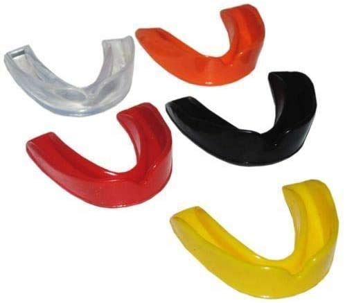 FXF Mouthguard Gum Shield Mouth Guard Game Guard Boil & Bite Teeth Guard Gum Shield (Black)