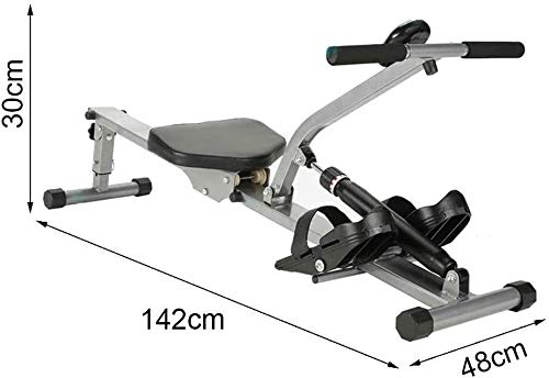 AMZOPDGS Rowing Machines, Rowing Machine,Household Aerobic Rowing Machine Foldable,Adjustable Resistance,Fitness Equipment,Metal Rowing Machine for Home Use