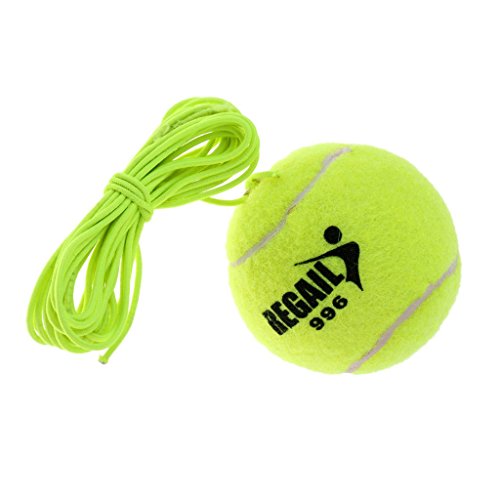 1PCS Tennis Ball and String Replacement For Tennis Trainer,2mm Thickness Cord, Lightweight Durable Easy to Carry,Great for Indoor and Outdoor Tennis Practice