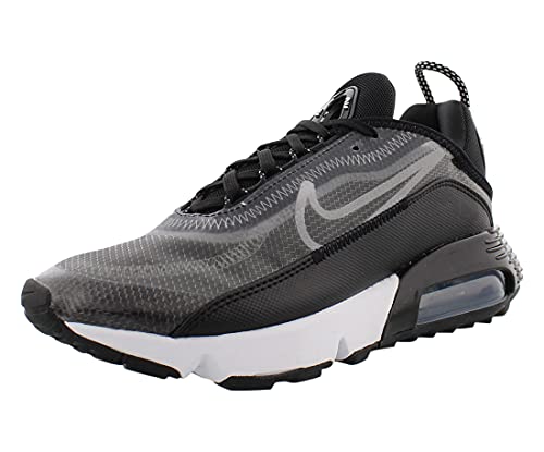 NIKE Womens Air Max 2090 Running Trainers CK2612 Sneakers Shoes (UK 5.5 US 8 EU 39, Black White Silver 002)