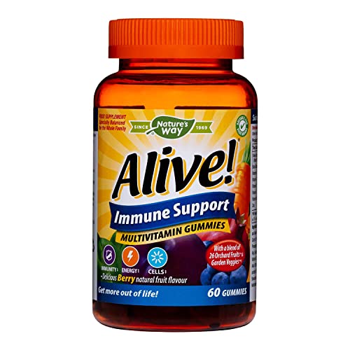 Alive! Immune Support Multivitamin Gummies - 60 Gummies - Gym Store