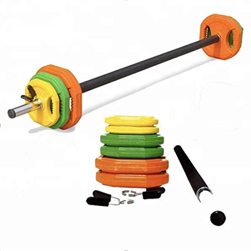 20kg Professional Adjustable Body Pump Barbell Weight Set Strength Training Bodybuilding Home Gym