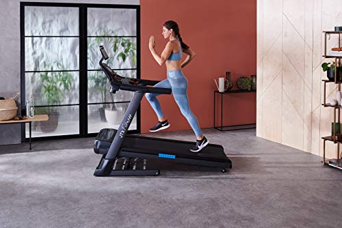 JTX Sprint-7, High Performance Treadmill, 20kph, Zwift Compatible, 2.5hp Motor, Foldable, 12% Incline, 130 kg User Capacity, Large Shock Absorbing Running Deck, 3 Year In-home Warranty
