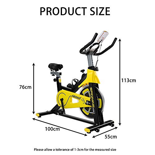 zoyo Upright Exercise Bikes - Indoor Fitness Equipment with Heart Rate Monitor, Large Bidirectional Flywheel, Belt Drive, Infinite Resistance
